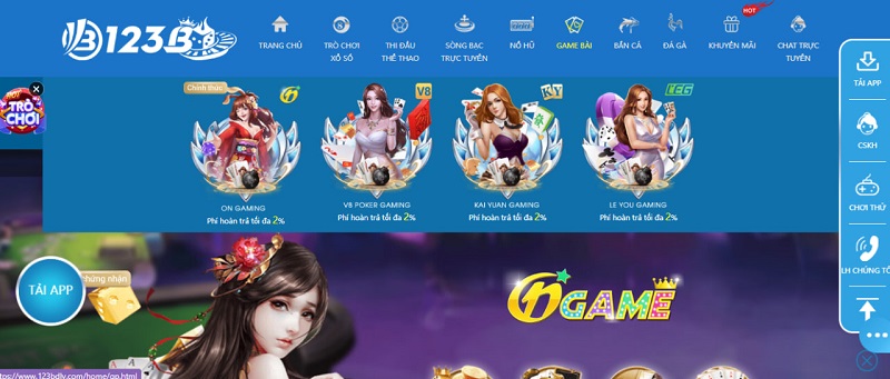 Cách chơi game bài tại nhà cái 123B