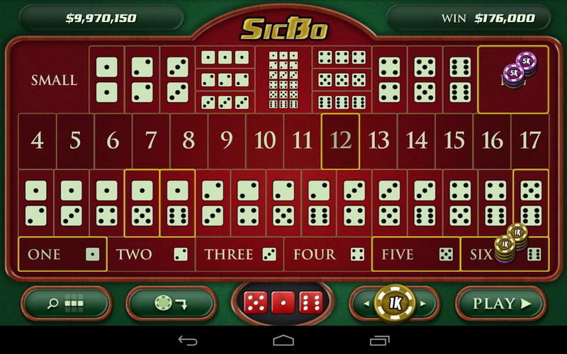  Bảng tỷ lệ trả thưởng side bets Sicbo tại Nhà cái Hello88